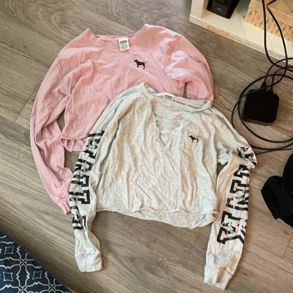 Pink crop top bundle